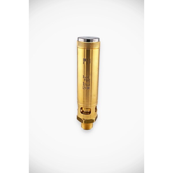 Goetze Kg High Performance PRV series 812, ASME certified, Brass, for gaseous media, 3/4 in. male NPT, 150PSI 812sGK-20-NPT-m/-20/-FKM 150 PSI - main